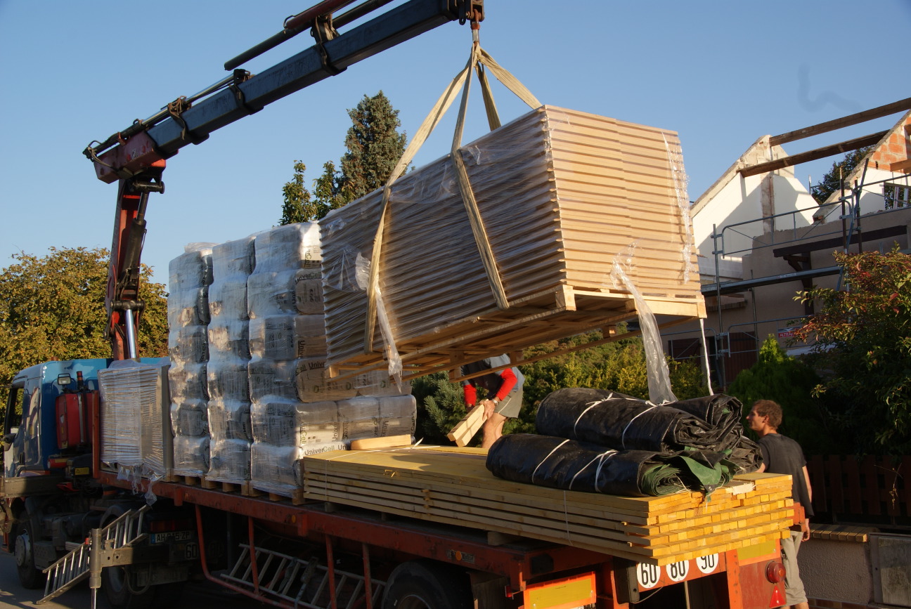 livraison sur chantier